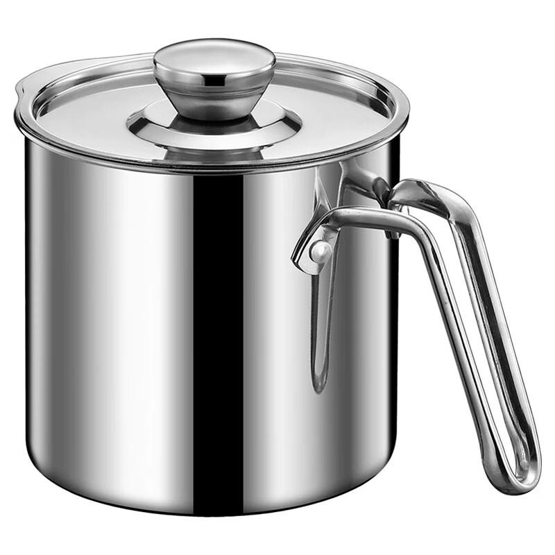 ZISIZ Stainless Steel Oil Strainer Pot