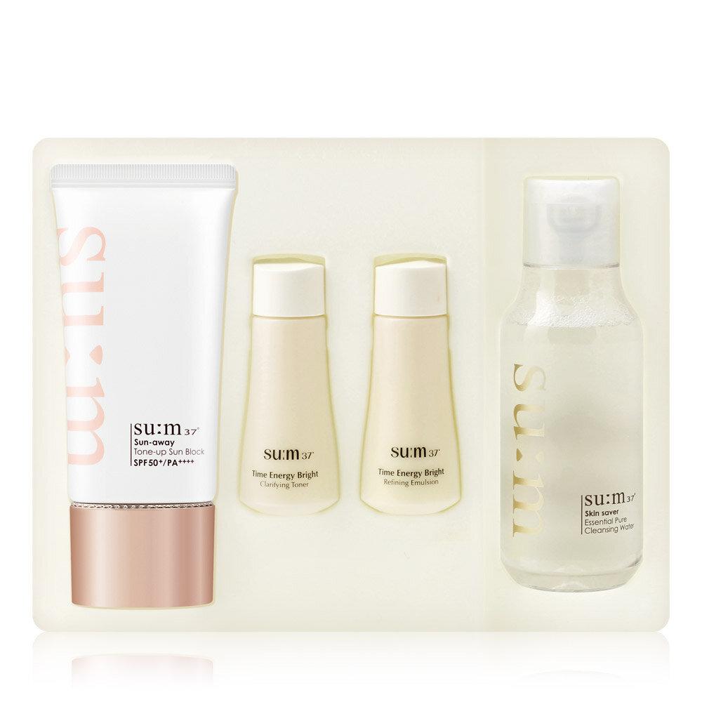 SUM37 Sun Away Pink Tone-Up Daily Sunscreen Set