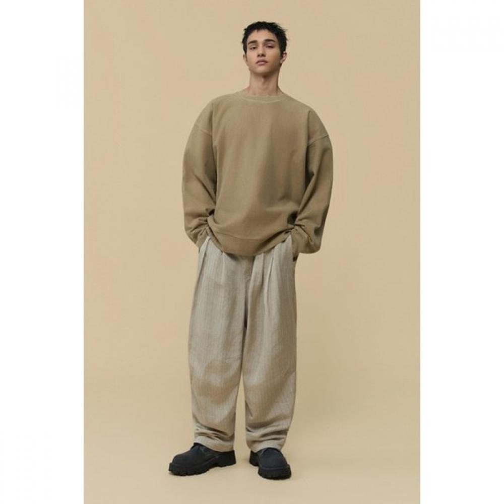 Customellow Beige Dyed Sweatshirt Cwtaw25991khx
