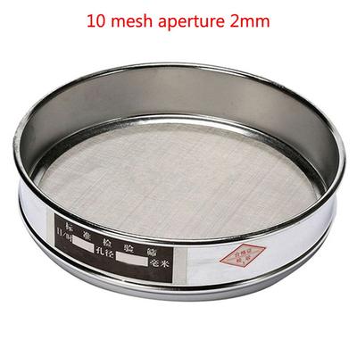 Reliable 10100 Mesh Stainless Steel Standard Test Sieve 20cm Diameter Chrome Plated Frame for Zinc and Metal Ash