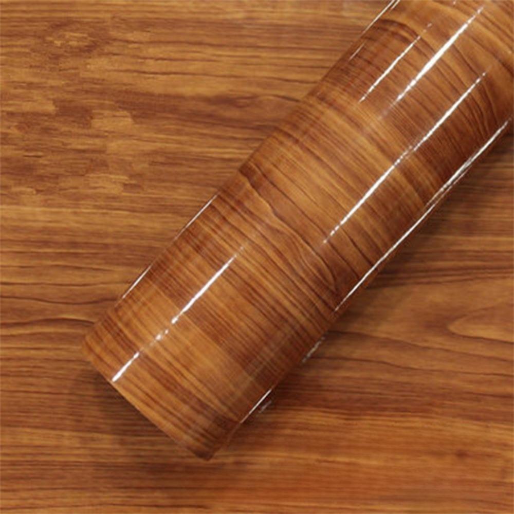 Bubble Free Wood Grain Decal Stickers Self Adhesive Car Internal Decorative Paper  Kitchen