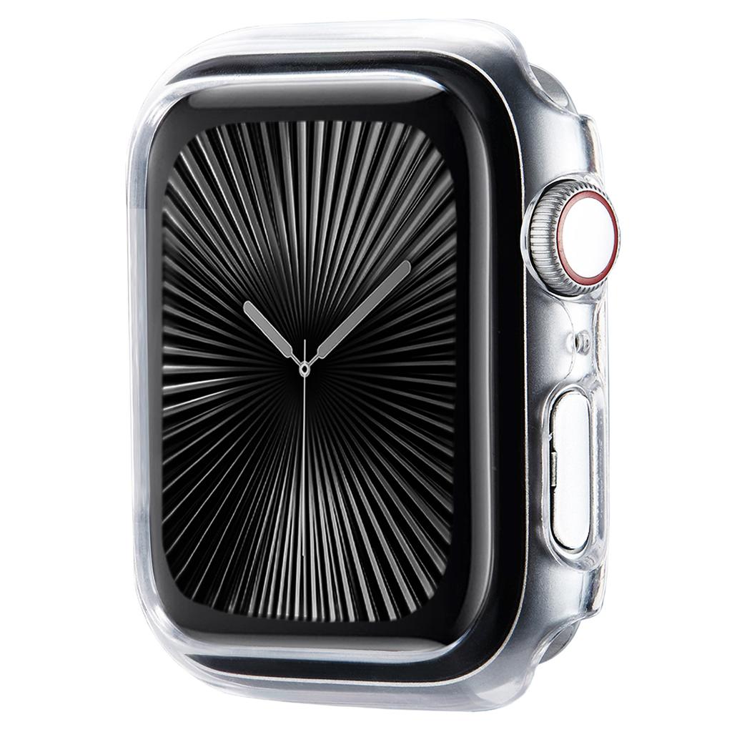 For Apple Watch Series 11/10 42mm Case Rubberized Hard PC Half Cover Watch Frame
