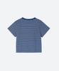 MOONSUN M.C Stripe Baby T-Shirt / Blue Stripe