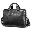 Brand Men's Bag Briefcase 100% Genuine Leather Handbags 15 Inch laptop bag Men's casual shoulder crossbody bags Messenger bag
