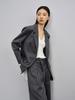 Women's Spring Style Long, Single-Button, Waist-Cinching Blazer: Simple, Fashionable, High-End Jacket