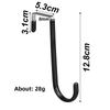 2pcs Metal Towel Hanging Rack Plastic Coating Shower Hanger New Coat Hanger  for Closet Organizer