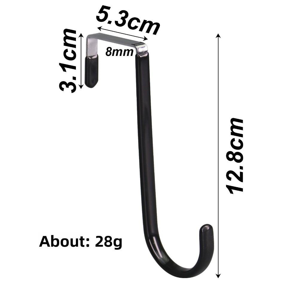 2pcs Metal Towel Hanging Rack Plastic Coating Shower Hanger New Coat Hanger  for Closet Organizer