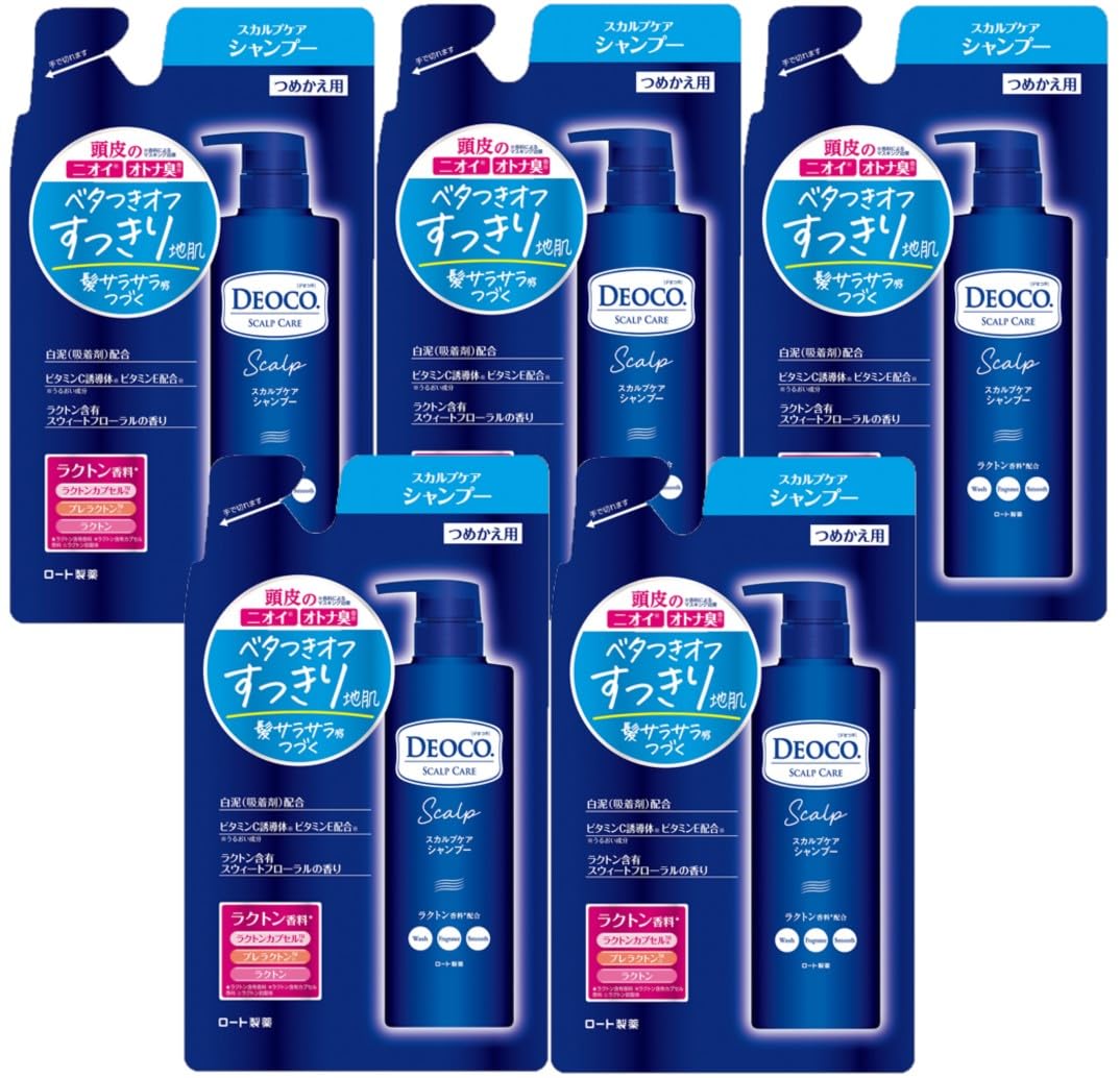 

Deoco Scalp Care Shampoo 370ml Refill Renewal Edition [x5]