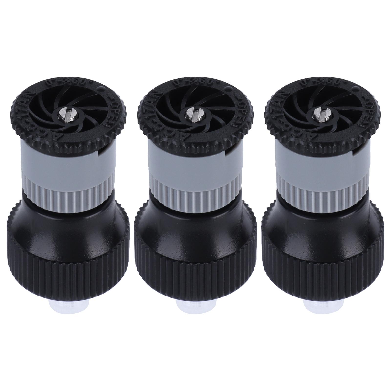 

3pcs 360 degrees Rotating Buried Spray Nozzle G1 2 Female Thread Adjustable Watering Sprinkler for Lawn Yard Garden