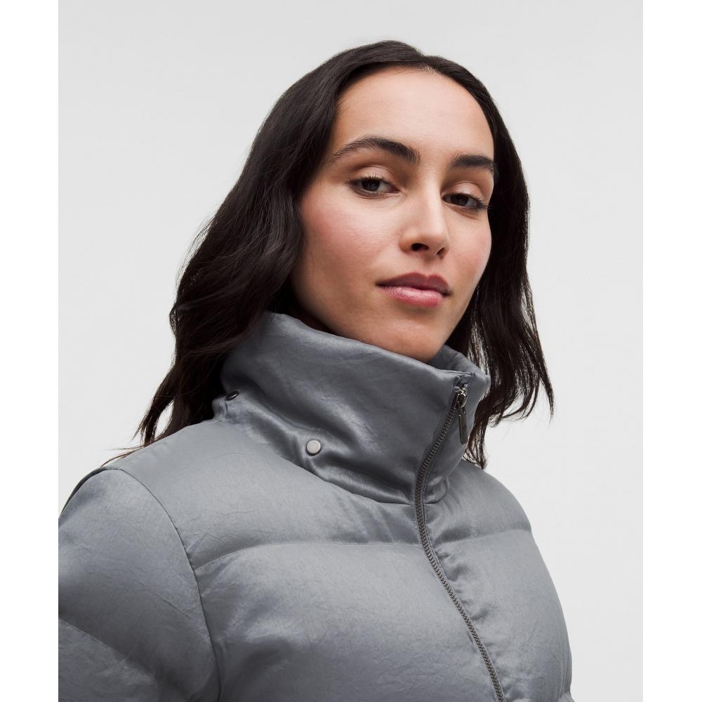 Lululemon Wunder Puff 600 Down Fill Jacket  Shine Solar Grey