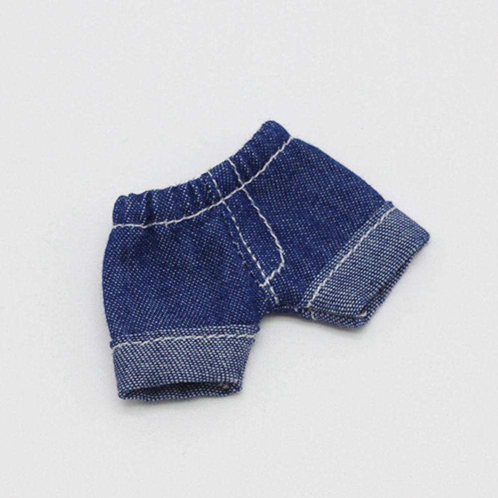 High Quality Casual Wears Kids Toys Dolls Trousers Denim Jeans Doll Short Pants Clothes Accessories