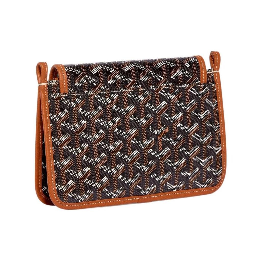 Goyard Plumet Y Monogram Multi-Pocket Detachable Shoulder Strap Canvas And Leather WOC Envelope Clutch Crossbody Shoulder Bag Unisex bags PLUMETPMLTY