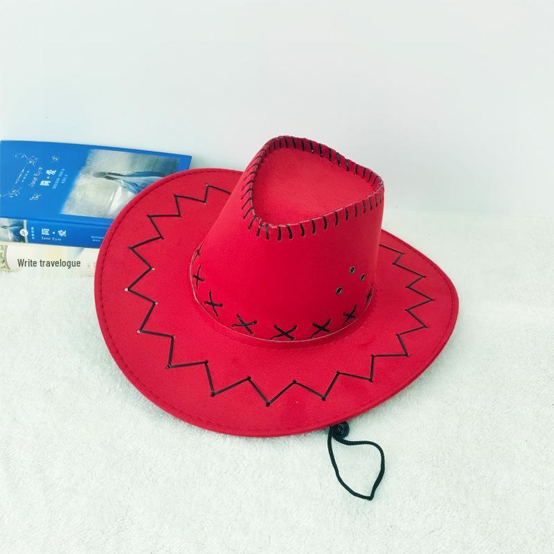 Western Prairie Stroh-Cowboyhut mit großer Krempe für Outdoor-Sommerreisen