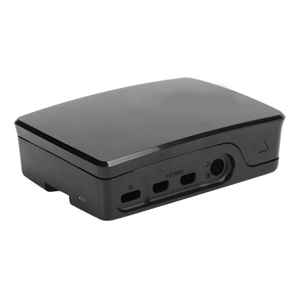 

Чорний Білий ABS Корпус Коробка Підходить для Raspberry Pi 4B Захисний Чохол Коробка Чорний чорний