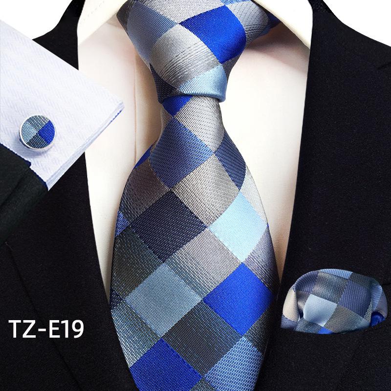 Paisley Tie, Pocket Square & Cufflinks Set – Men's Formal Wedding Accessories