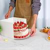 10pcs with Window Disposable Cake Packaging Box White Cake Container Pastry Box  Wedding