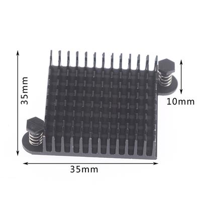 1Pc Aluminium Kühlkörper 35*35*10Mm Cooling Pad South North Bridge Chipsatz Kühler