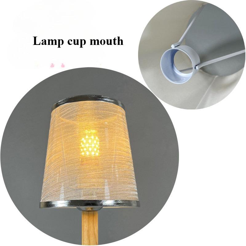 E14/E27/Clamp Fabric Lamp Shade Lighting Accessories for Home Office Decor Hotel Bedroom Bedside Floor Lamp Shell Cover
