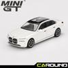 MINI GT (819) 1:64 BMW i7 xDrive60 - Mineralweiß Diecast Modell