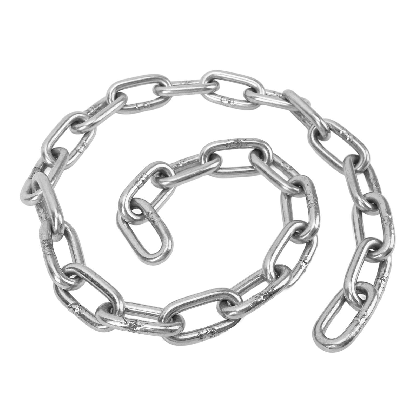 

Якорная цепь для лодки 8 мм нержавеющая сталь 316 надежная фиксация универсальная якорная цепь для морского использования