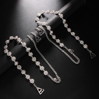 Łańcuszek na ramię z kwiatowym wzorem Super Flash Diamond Simple Senior European and American Banquet Dress Shop Ripple