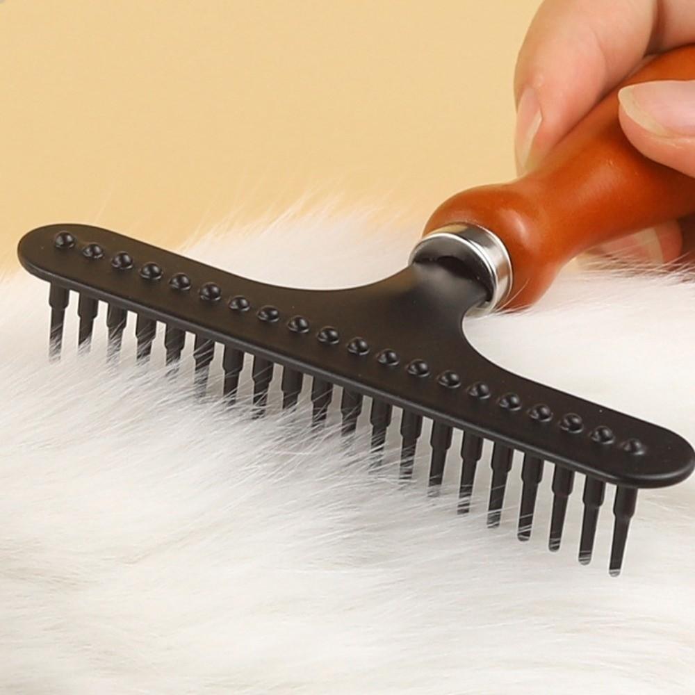 Stainless Steel Pet Comb for Long Thick Hair Deshedding Cleaning Carpet Rake  Dogs Puppy Cats
