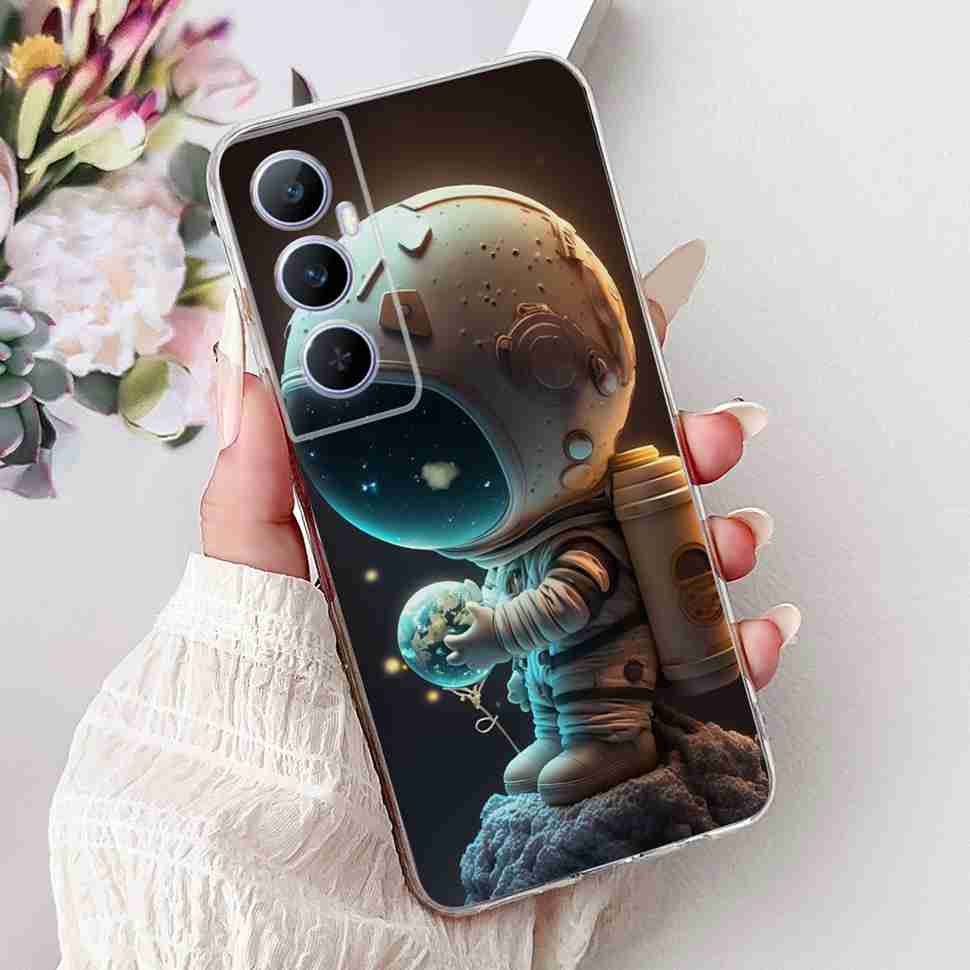 For Realme C65 Case Cute Cartoon Butterfly Cover Soft Silicone Phone Case Fundas For Realme C 65 C65 RealmeC65 4G Bumper