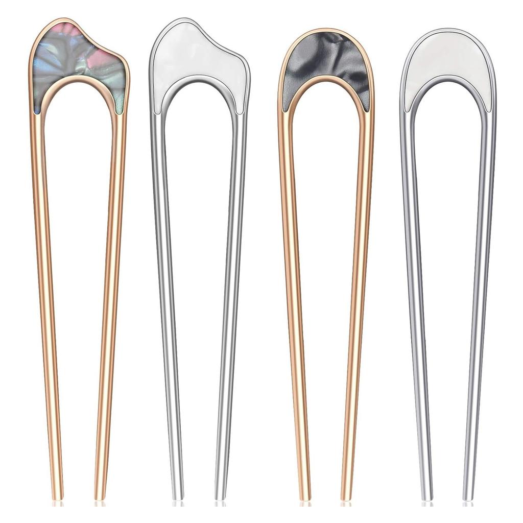 Unique Shape French Metal Hair Clip Bun Hair Accessories for Women’s Vintage Hairstyles And Daily Fashion Needs