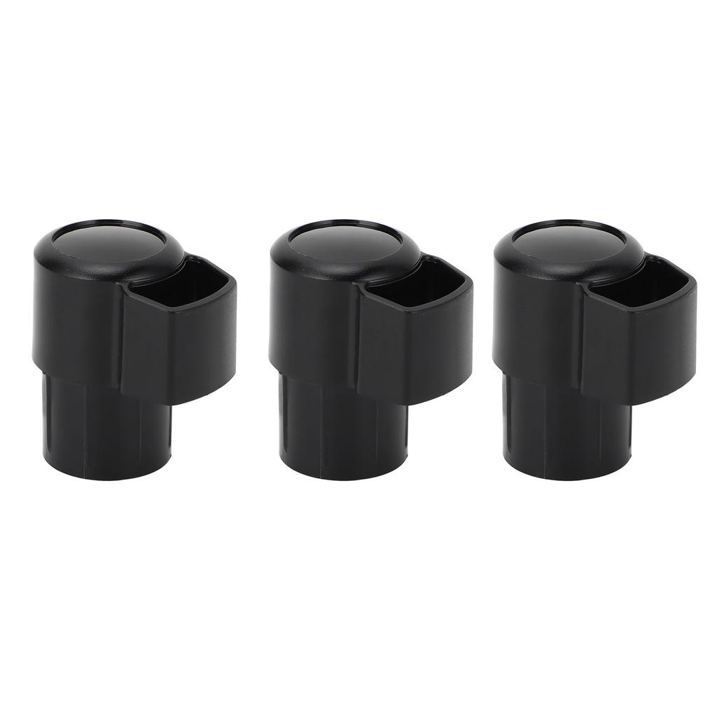 3PCS Sax End Plug Tenor Curved Neck Dustproof Anti Fouling Saxophone End Cap Plug for Practice