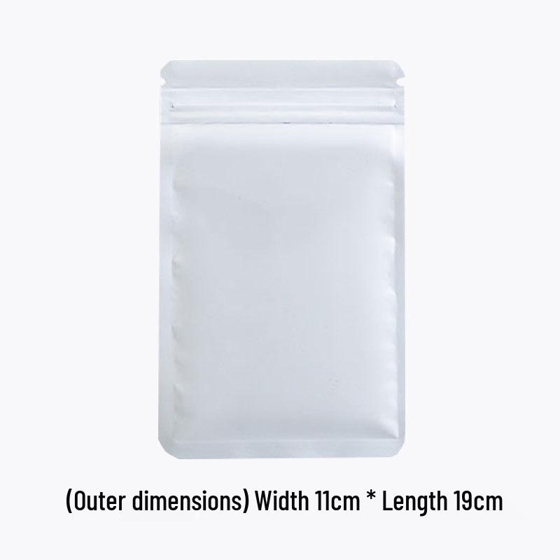 Double-Sided Frosted Aluminum Foil Self-Sealing Opaque Packaging Bag for Colored Ornaments
