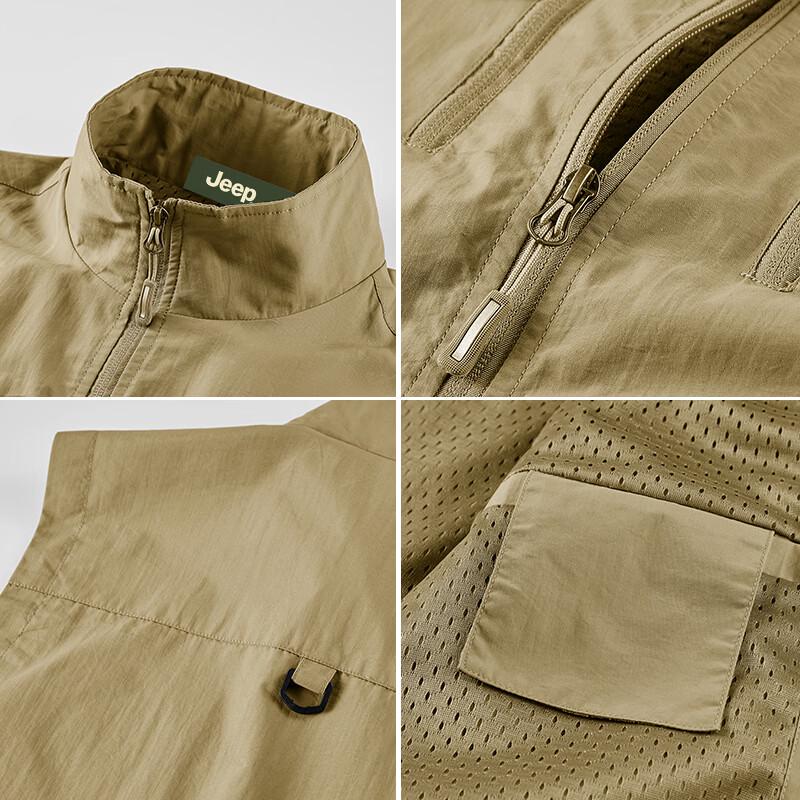 Jeep Men's Multi-pocket Outdoor Fishing Vest