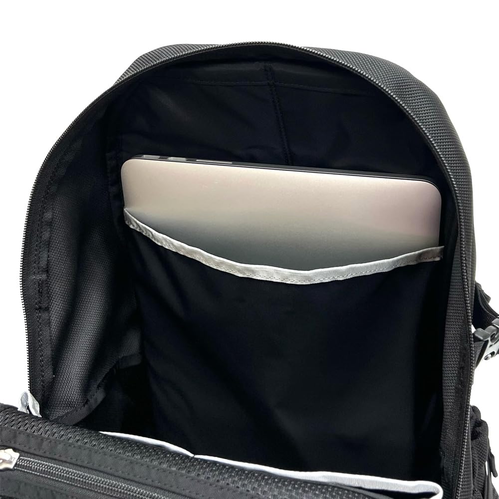 FREDRIK PACKERS DAY PACK TIPI BALLISTIC Schwarz Einheitsgröße Rucksack Hergestellt aus ballistischem Nylon, Wickeltasche für Herren