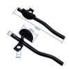 New Handlebar Aluminum Alloy Rest TT Bars Arm Relaxation Rest Split Vice Cycling Bike Rest Handlebar Bicycle Bike Long Distance