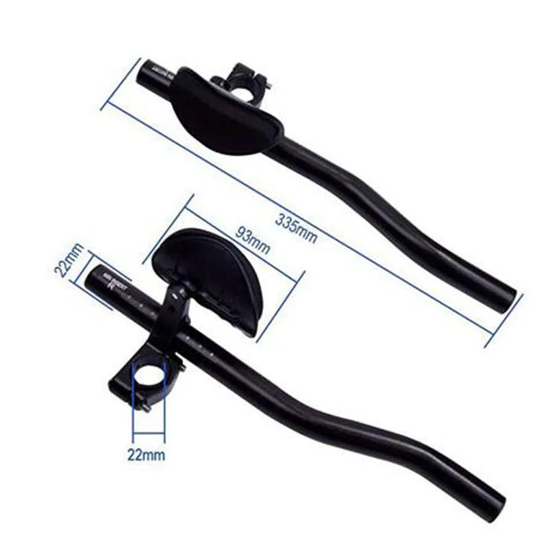 New Handlebar Aluminum Alloy Rest TT Bars Arm Relaxation Rest Split Vice Cycling Bike Rest Handlebar Bicycle Bike Long Distance