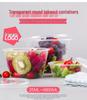 Disposable Transparent Food-Grade Round Takeaway Box for Salad, Bento, or Rice - High Temperature Resistant