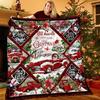 Merry Christmas Flannel Throw Blanket, Lightweight Decoration, Soft Gift, Home Bedding, Living Room, Sofa