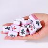 144pcs Mini Mahjong Sets Chinese Traditional Board Game With Large Storage Bag Portable Table Game For Family Leisure Time