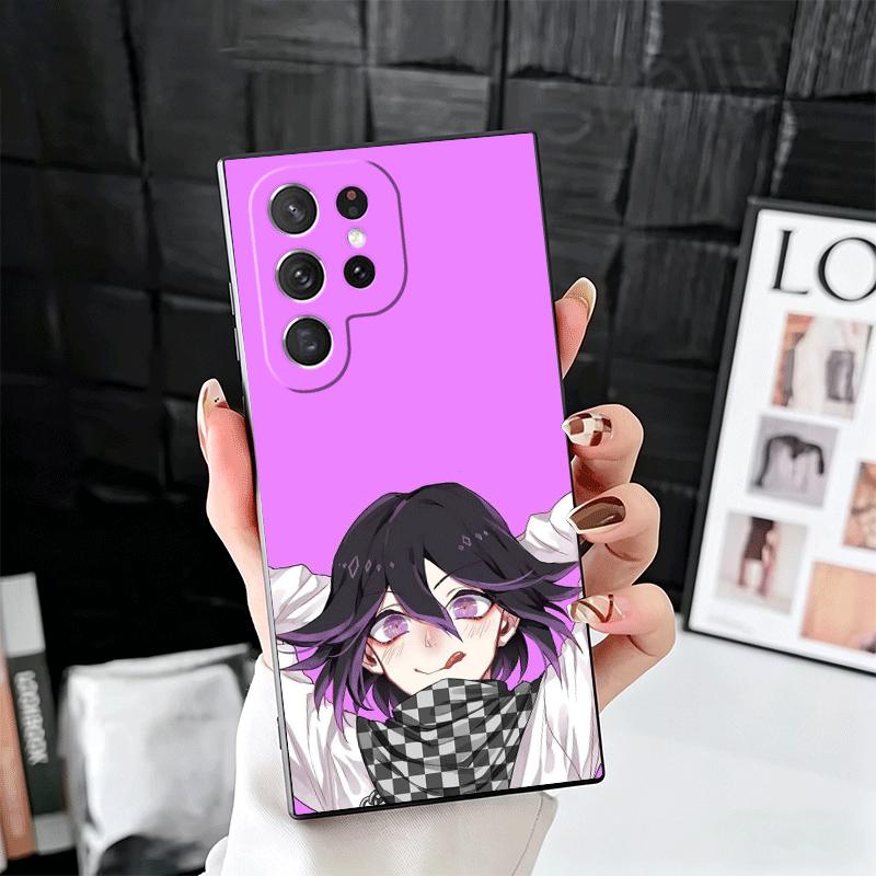Anime D-Danganronpa Soft Phone Case for Samsung Galaxy S26 S25 Edge S24 Ultra S23 Plus S22 S21 FE S20 Black Cover Back Shell