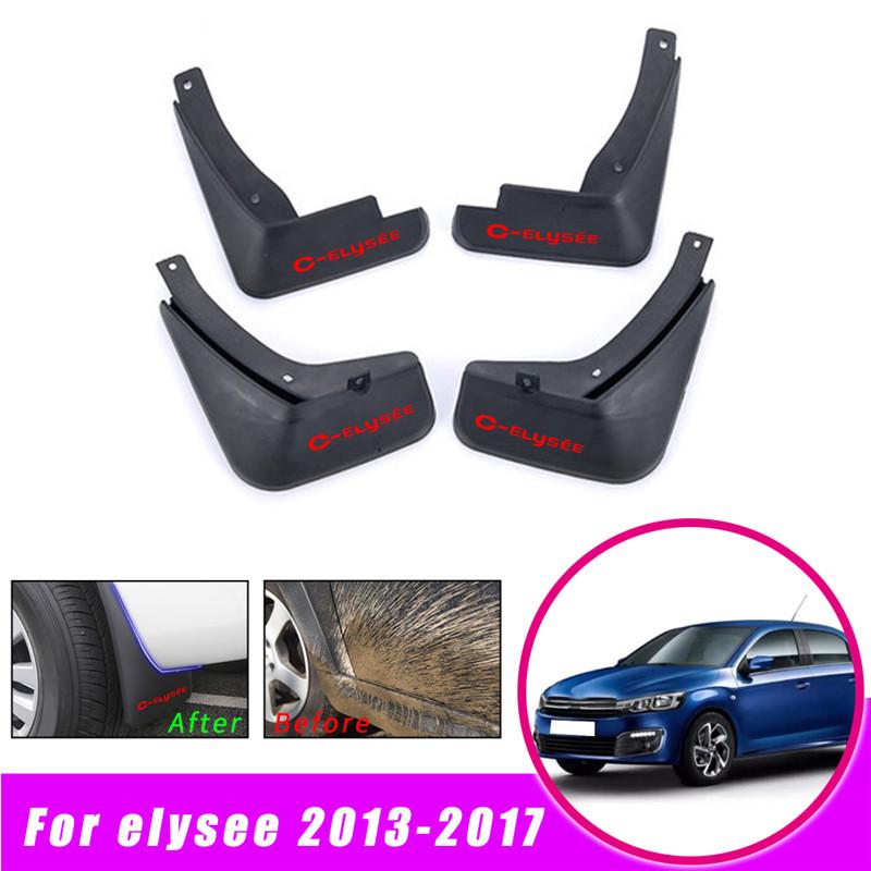 Parafanghi Auto Per Citroen C-Elysee/Elysee 2013 2014 2015 2016 2017 Paraspruzzi Parafango Paraspruzzi Accessori Auto