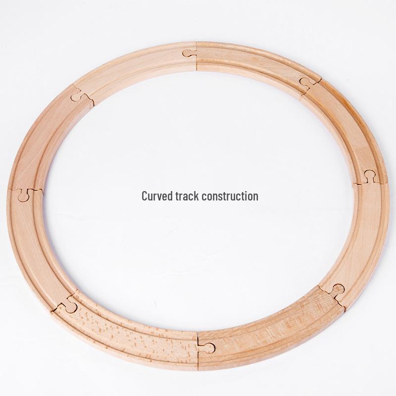 Children's Intelligent Train Track Building Blocks with Early Education Car and Variable Track