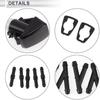 Windshield Washer Nozzle for Dodge Avenger 2008-2011 Front W/ 5 Pcs Y Hose Connector Car Black,White Plastic 1 Set