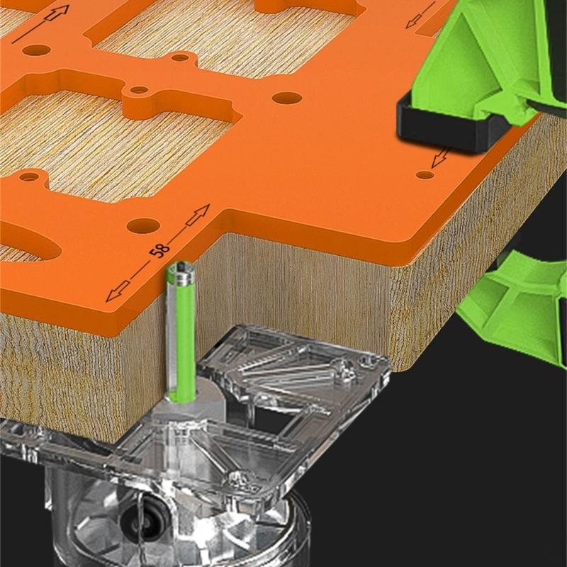 Multifunctional Sturdy Woodworking Slotting Template Designs for Carpenter and Enthusiasts Across Various Materials