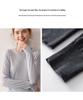 Women's Pure Wool Round Neck Knit Sweater - Autumn/Winter Base Layer