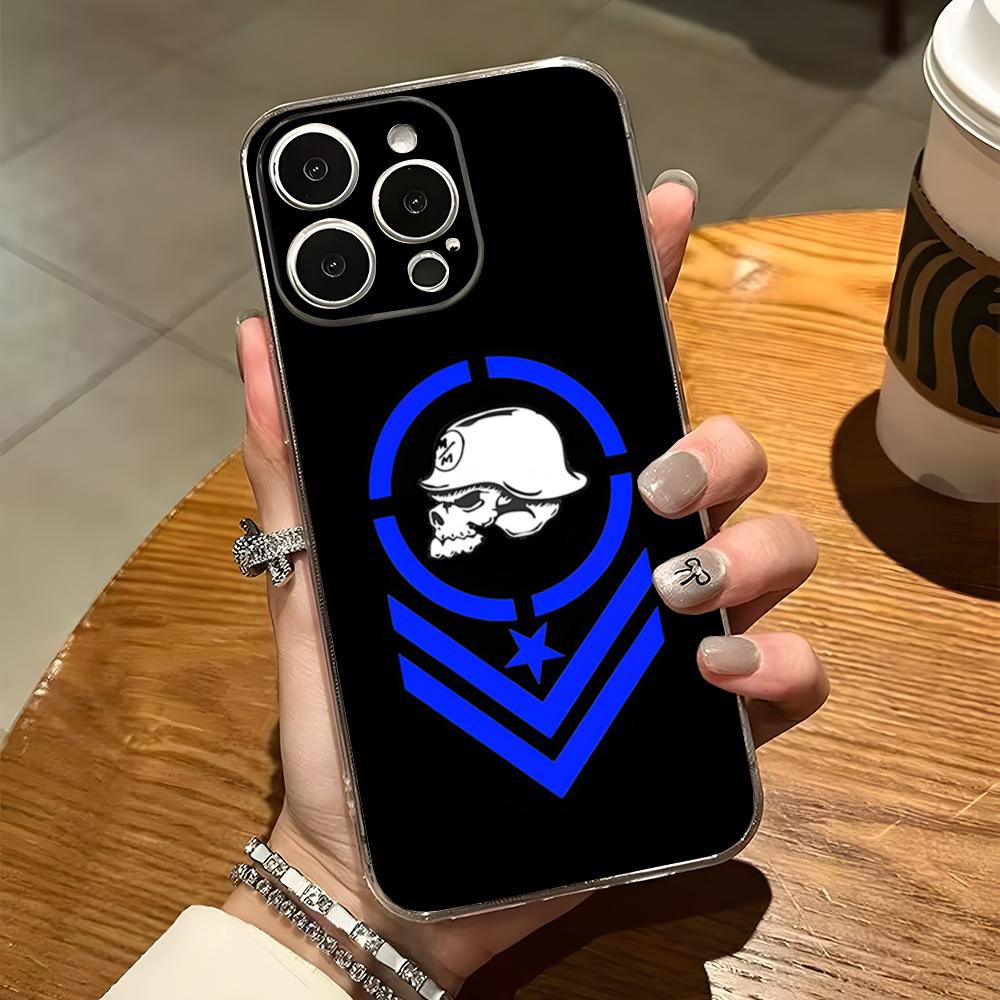 Motocross Metal Mulisha Phone Case For Iphone 15 Pro Max 14 16 Plus 12 11 13 Mini 7 8 X XR XS SE Transparent Back Cover