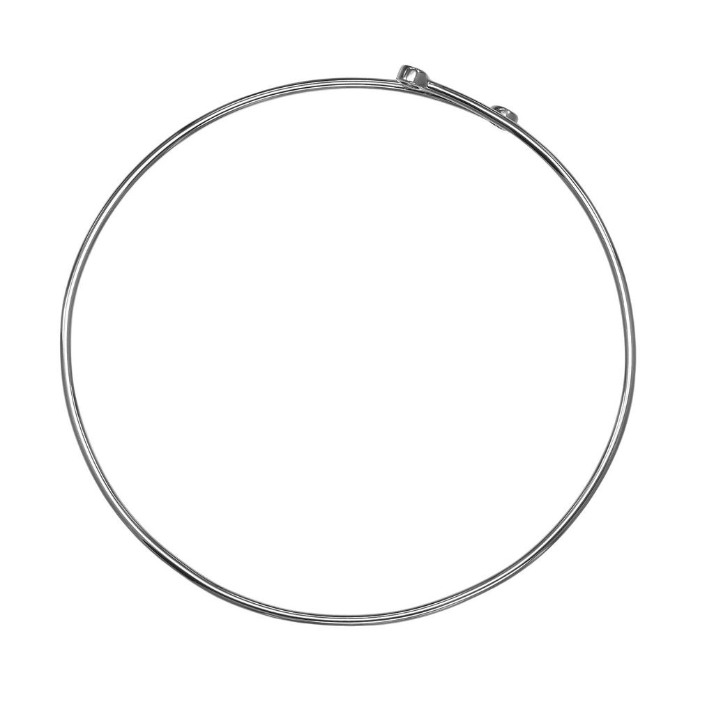 TIFFANY&Co. hoop single row Bracelet Pt950Platinum/diamond 4.84g Women Used