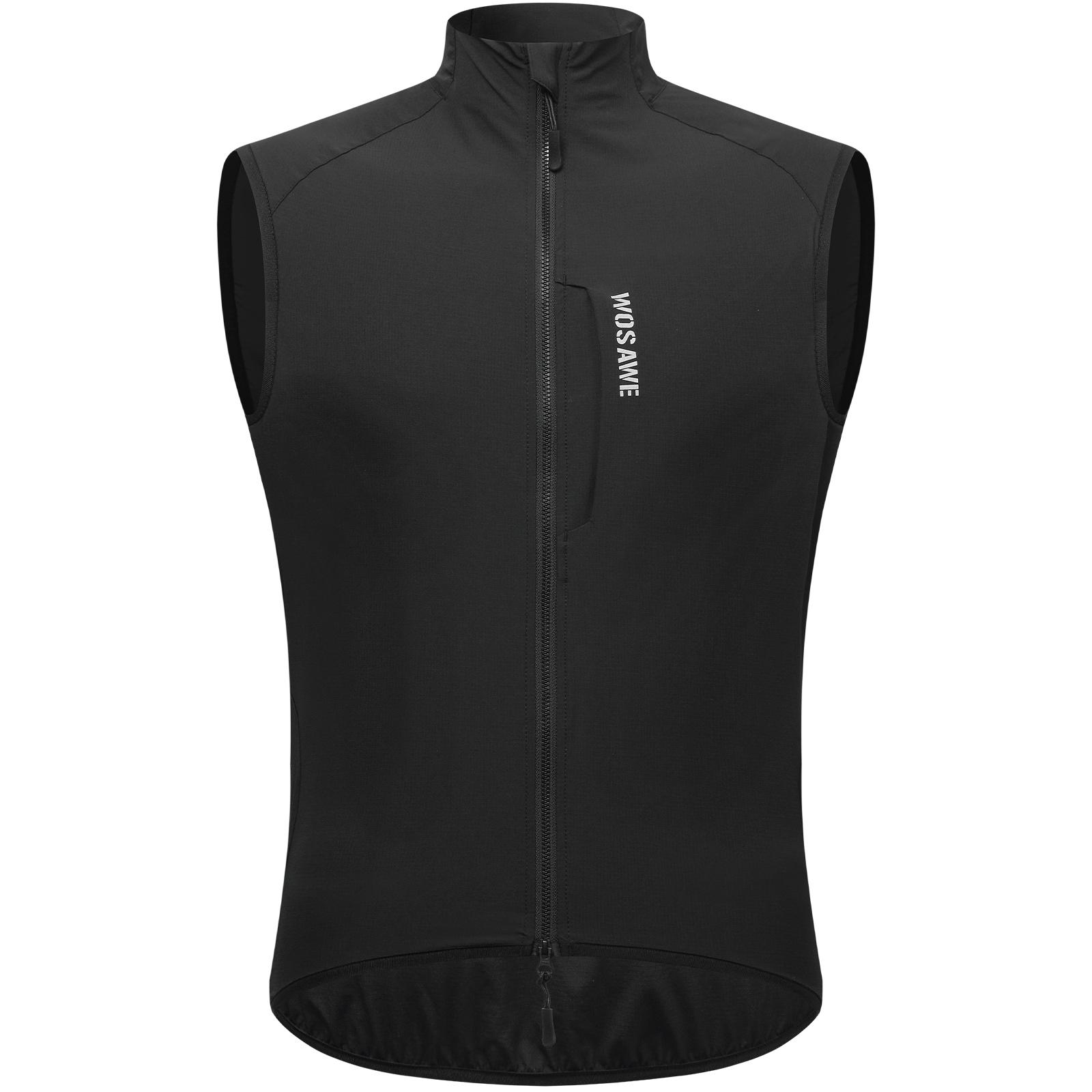 

WOSAWE мужские и женские унисекс весна, лето и осень легкие дышащие велоспорт альпинизм ветрозащитные езда кемпинг рыбалка жилеты M чёрный