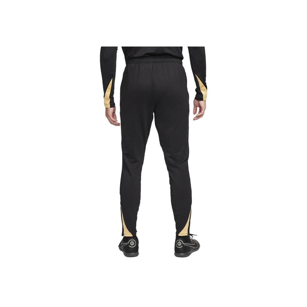 Nike Dri-FIT Football Pants With Elastic Waist And Front Logo Print Men Bottoms Black FN2406-011