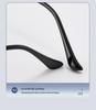 Kemin Men's Titanium Eyebrow Frame: Fashionable, Prescription-Ready Square Design with IP Electroplating - Model 3308.