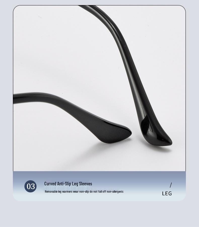 Kemin Men's Titanium Eyebrow Frame: Fashionable, Prescription-Ready Square Design with IP Electroplating - Model 3308.