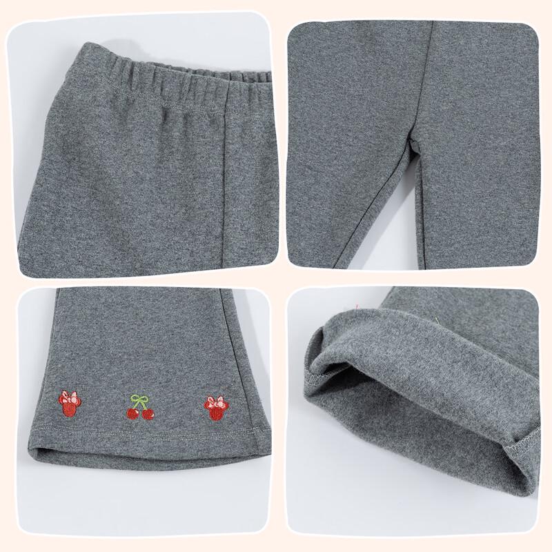 Disney Girls' Spring Autumn Fashion Casual Loose Flared Long Pants